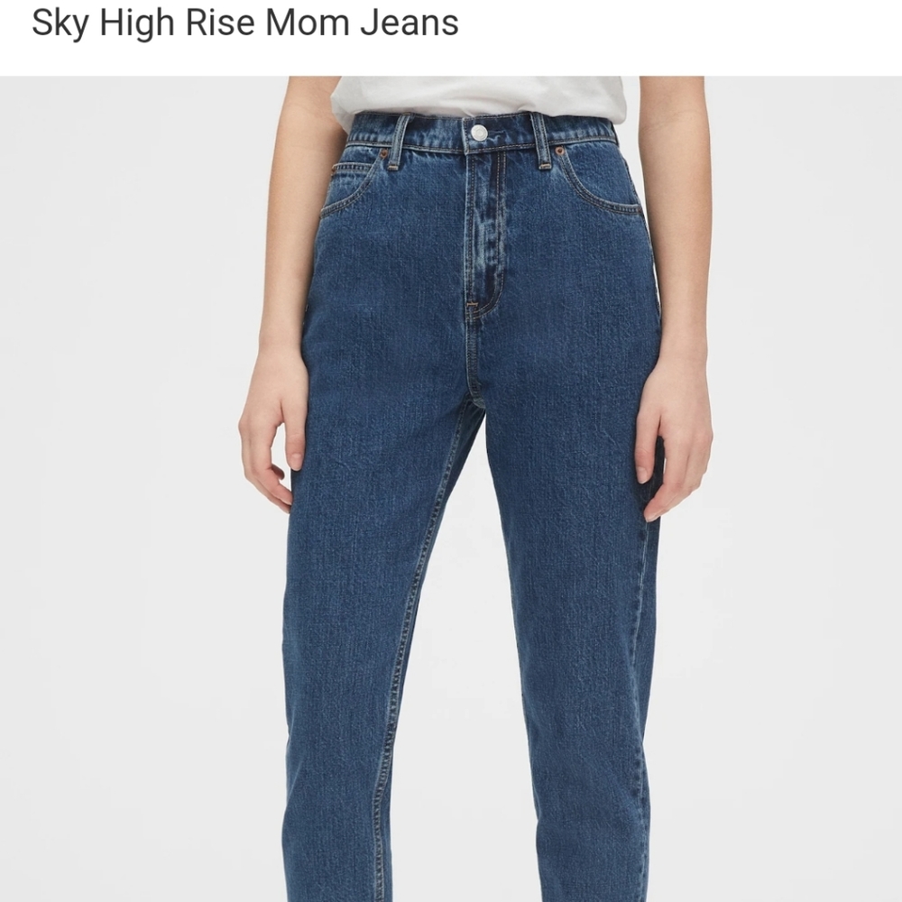 GAP Sky High Mom Jeans